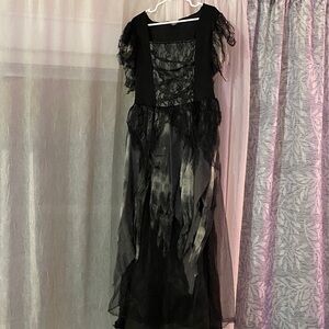 Black zombie / bride Halloween costume